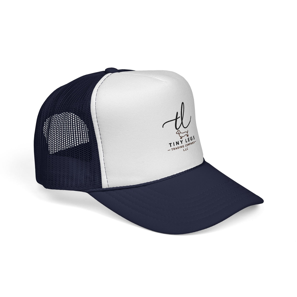 Tiny Legs Trucker Hat — Minimal Logo Mesh Cap for Casual Everyday Wear