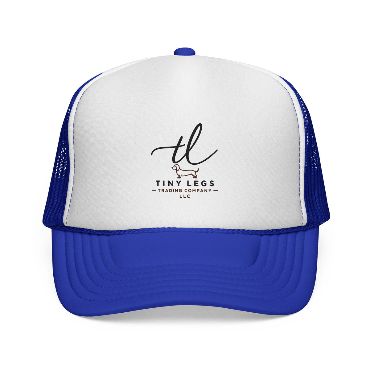 Tiny Legs Trucker Hat — Minimal Logo Mesh Cap for Casual Everyday Wear