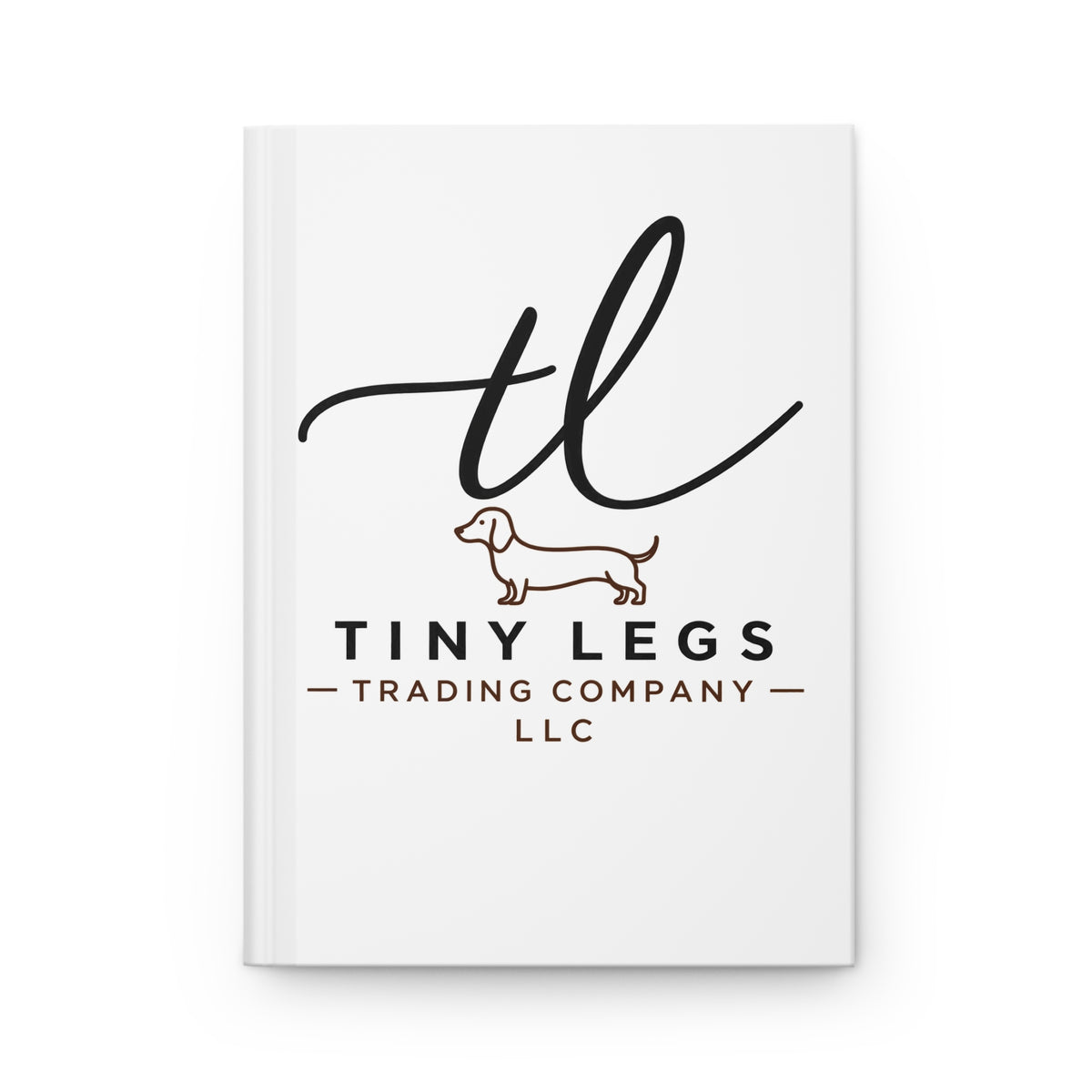 Hardcover Journal — Tiny Legs Trading Co. Logo Lined Notebook