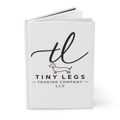 Hardcover Journal — Tiny Legs Trading Co. Logo Lined Notebook