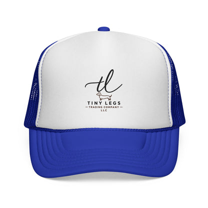 Tiny Legs Trucker Hat — Minimal Logo Mesh Cap for Casual Everyday Wear