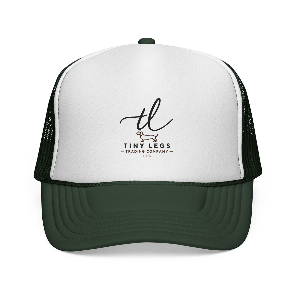 Tiny Legs Trucker Hat — Minimal Logo Mesh Cap for Casual Everyday Wear