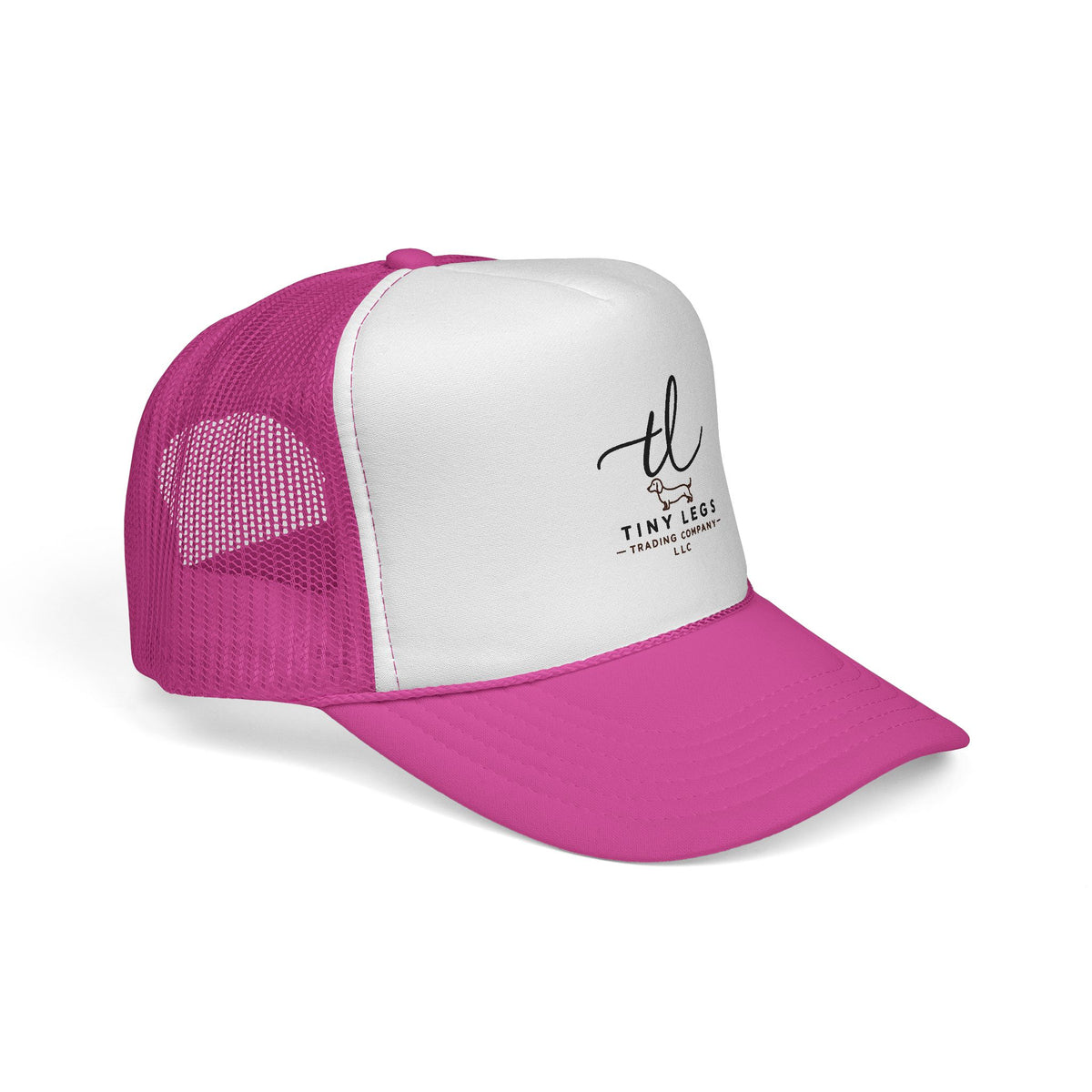 Tiny Legs Trucker Hat — Minimal Logo Mesh Cap for Casual Everyday Wear