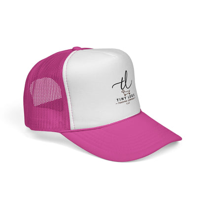 Tiny Legs Trucker Hat — Minimal Logo Mesh Cap for Casual Everyday Wear