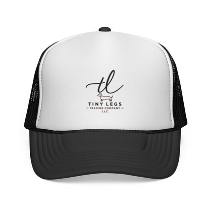 Tiny Legs Trucker Hat — Minimal Logo Mesh Cap for Casual Everyday Wear
