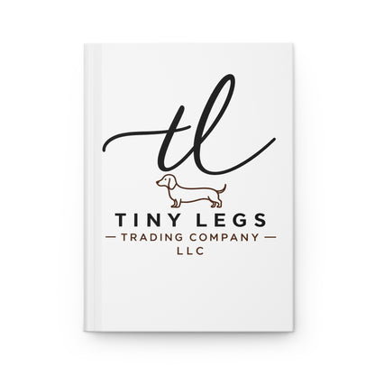 Hardcover Journal — Tiny Legs Trading Co. Logo Lined Notebook