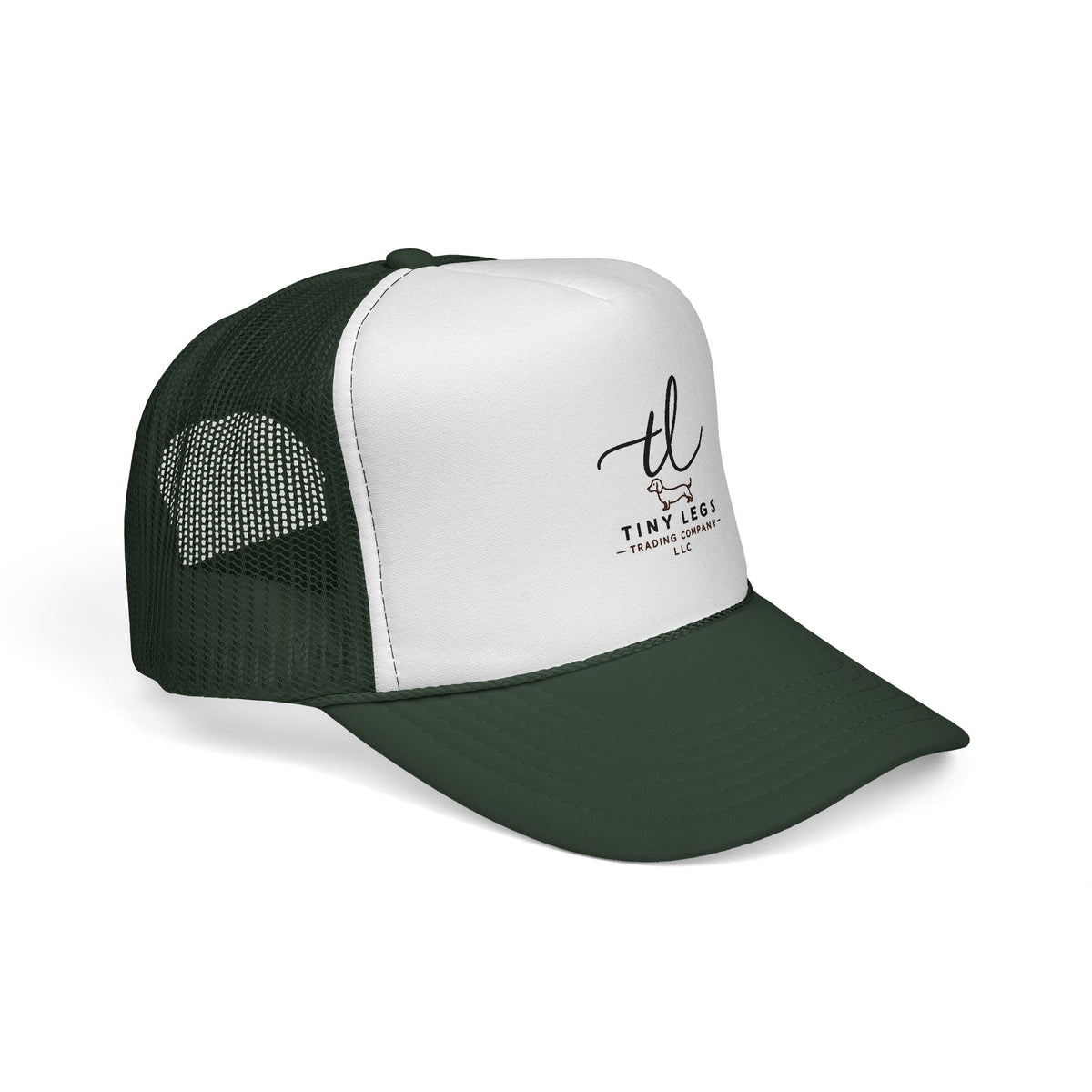 Tiny Legs Trucker Hat — Minimal Logo Mesh Cap for Casual Everyday Wear