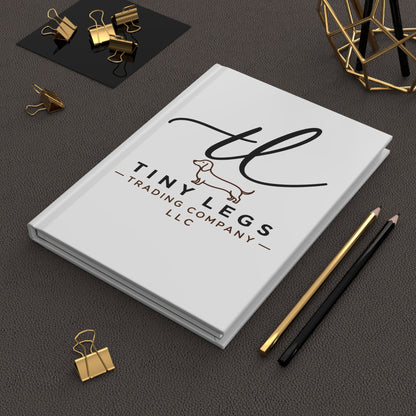 Hardcover Journal — Tiny Legs Trading Co. Logo Lined Notebook
